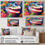 Popart alligator I, art mural crocodile-1258797653-1258797650