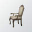 Arbour Synthetic Leather Arm Chairs (Set-2), Antique White