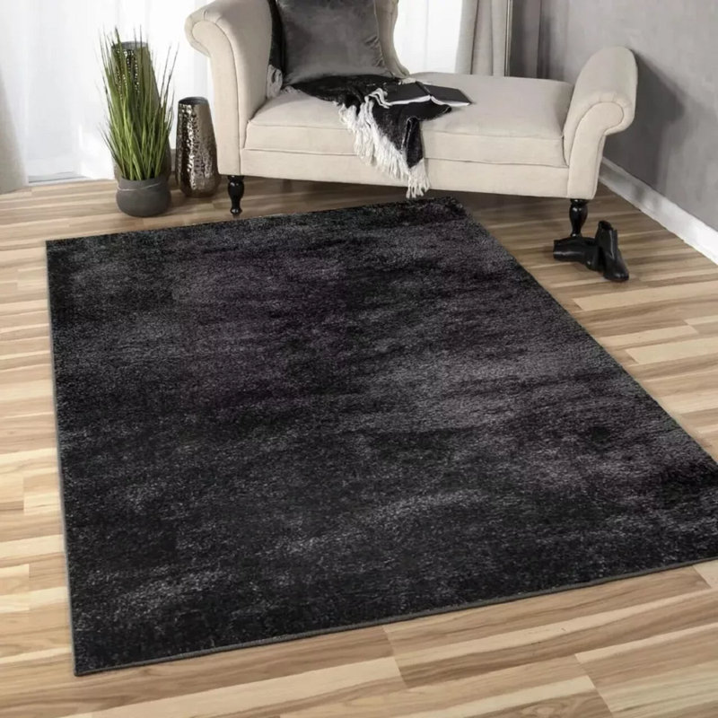 York Rug Antrasit, Rectangle 60 x 110 cm
