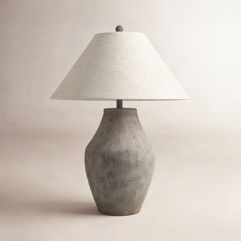 Lampe de table Amaryllis, Gris, Blé