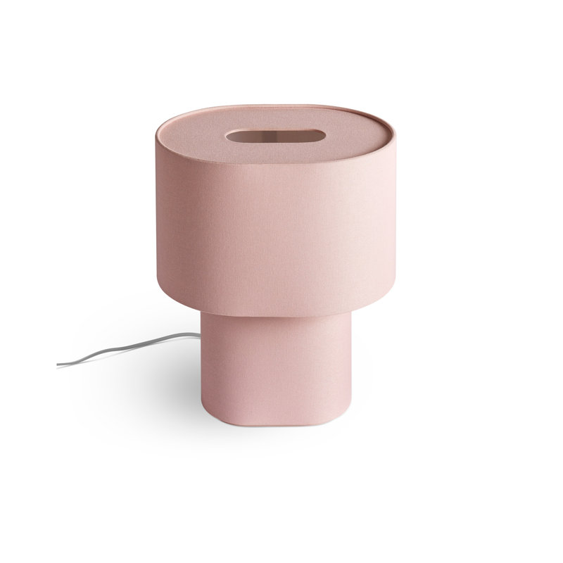 Hilla Table Lamp, Blush, 21”H x 18” W x 13” D