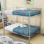 Lit superposé double au-dessus de double avec pieds centraux, divisable en 2 lits-1729835749