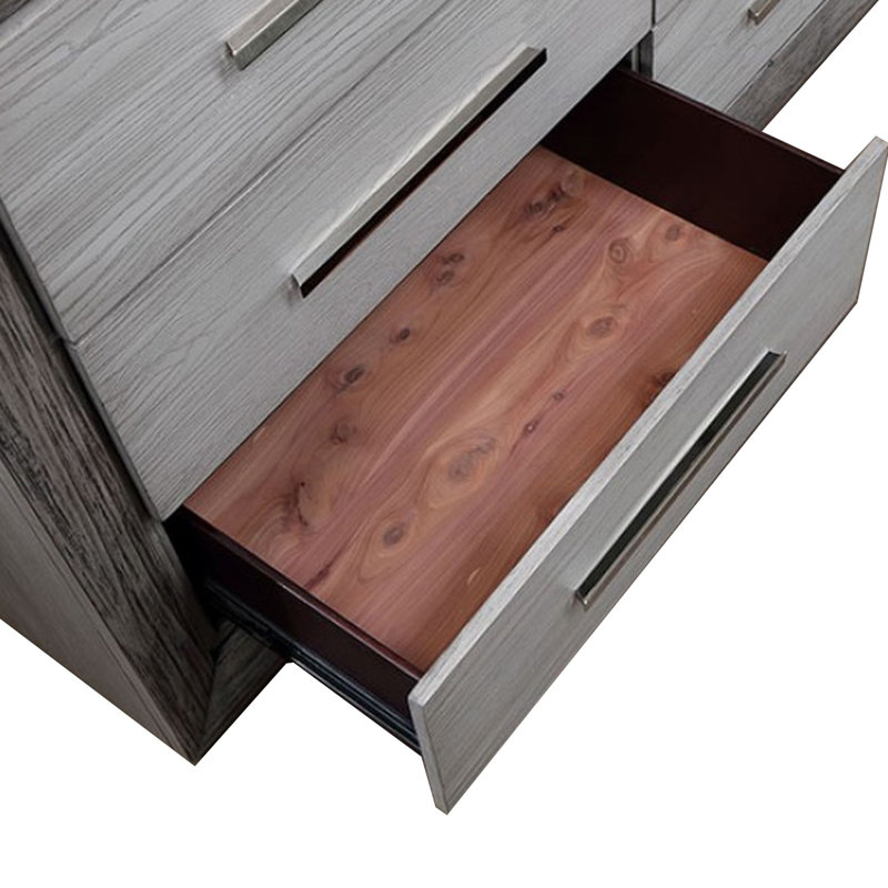 Solid Wood 58 " W 6 - Drawer Dresser