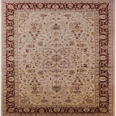 Tapis oriental beige / rouge Junius