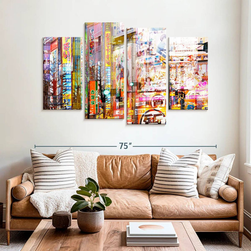 Sireci Akihabara Manga, 42" H x 68" W