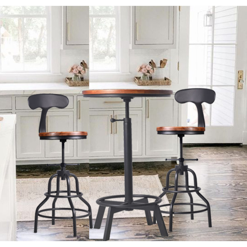 Jaquelyn 2 - Person Four Leg Dining Set, 30" H x 23.6" L x 23.6" W