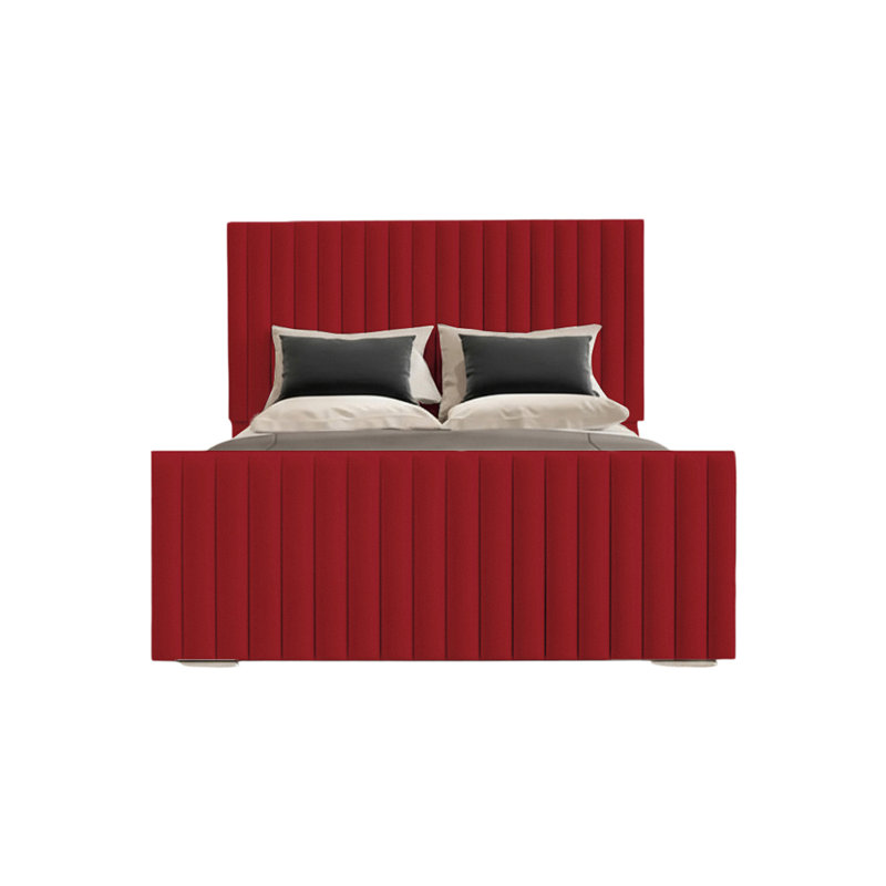 Abriyah Bed Frame, Single (3'), Red