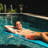 Big Joe Lounge Durable Foam Pool Lounger with Headrest, Peel-Resistant Foam, 6ft-86572785