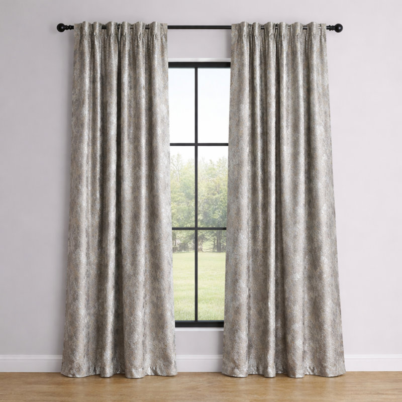 Terrazzo Room Darkening Curtain, 50" W x 108" L