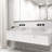 Cass 3" H Two Handle WaterSense Wall Mount Bathroom Faucet-61598638