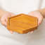 Sous-verre hexagonal en bois