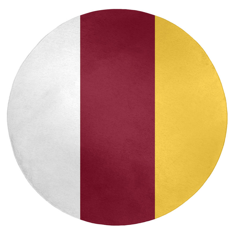 Chenille Indoor Rug, Round 5'