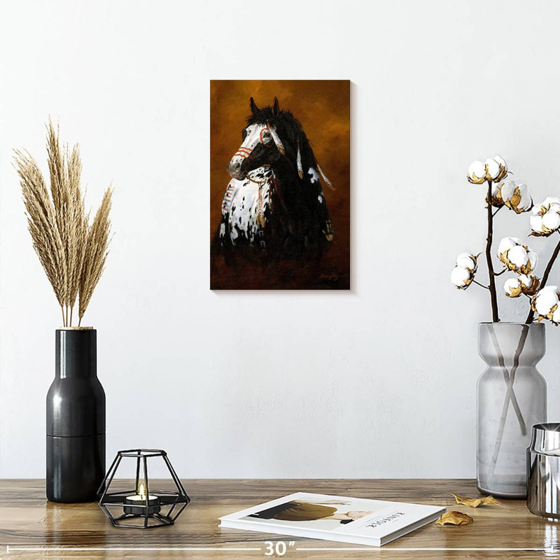 Brampt Sioux War Pony, 12" H x 8" W