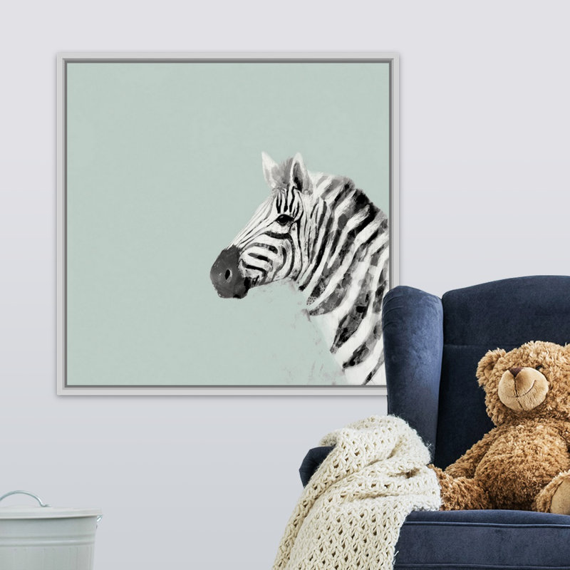 Art sur toile pop safari ii Siciliano, H 30 po x l 30 po x P 1,75 po, Cadre flottant blanc