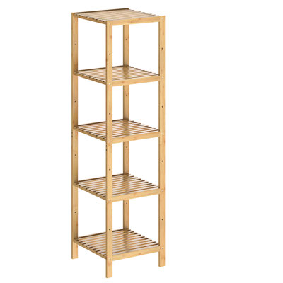 Dingler Bamboo Freestanding Bathroom Shelves