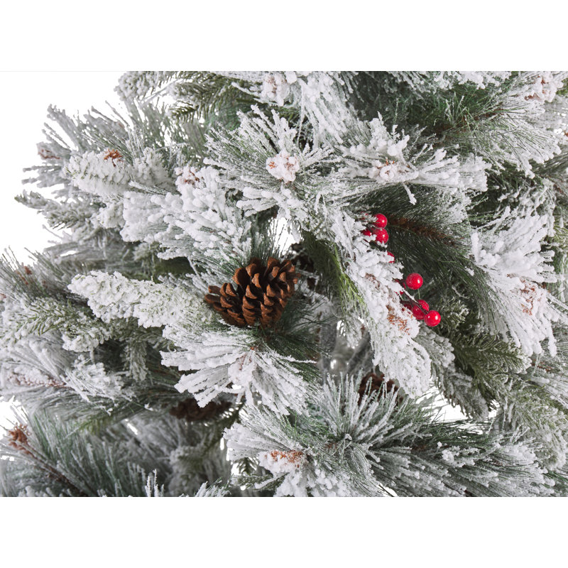 Masala Artificial Pine Christmas Tree, 5.91ft H x 3.94ft W x 1.64ft D