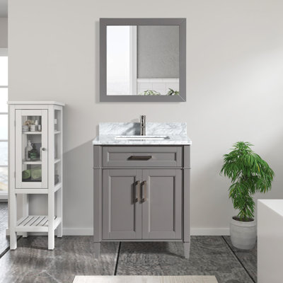 Ensemble de meuble-lavabo simple 30 po avec miroir Lachine