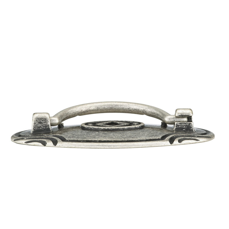 Poignée tombante 2 1/2 po Inspiration, Argent ancien