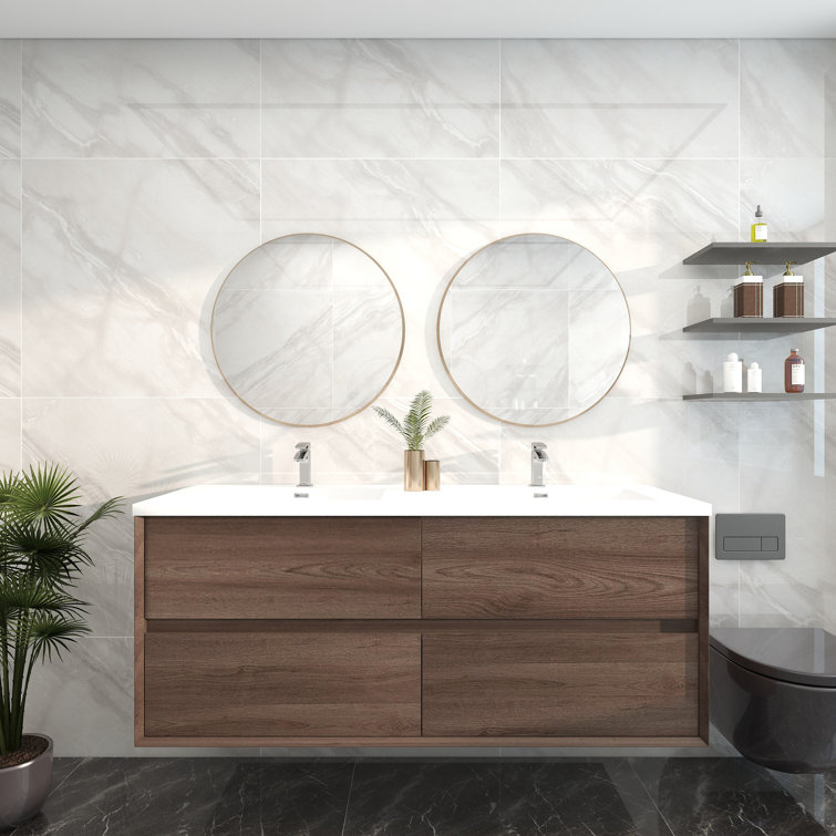 60″ Freestanding Double Bathroom Vanity – DM BATH