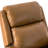 Elina Transitional Genuine Leather Dual Motor Power Swivel Rocker Recliner with Adjustable Headrest-120239673