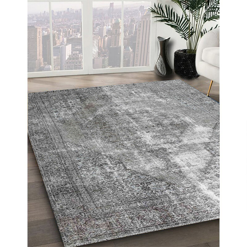 Aizaiah Oriental Indoor Rug, Square 7'