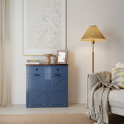 Armoire poubelle à double porte basculante Farmhouse Barn