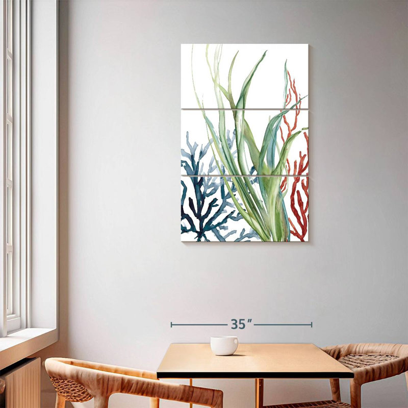 Brampt Ocean Garden II, 57" H x 36" W