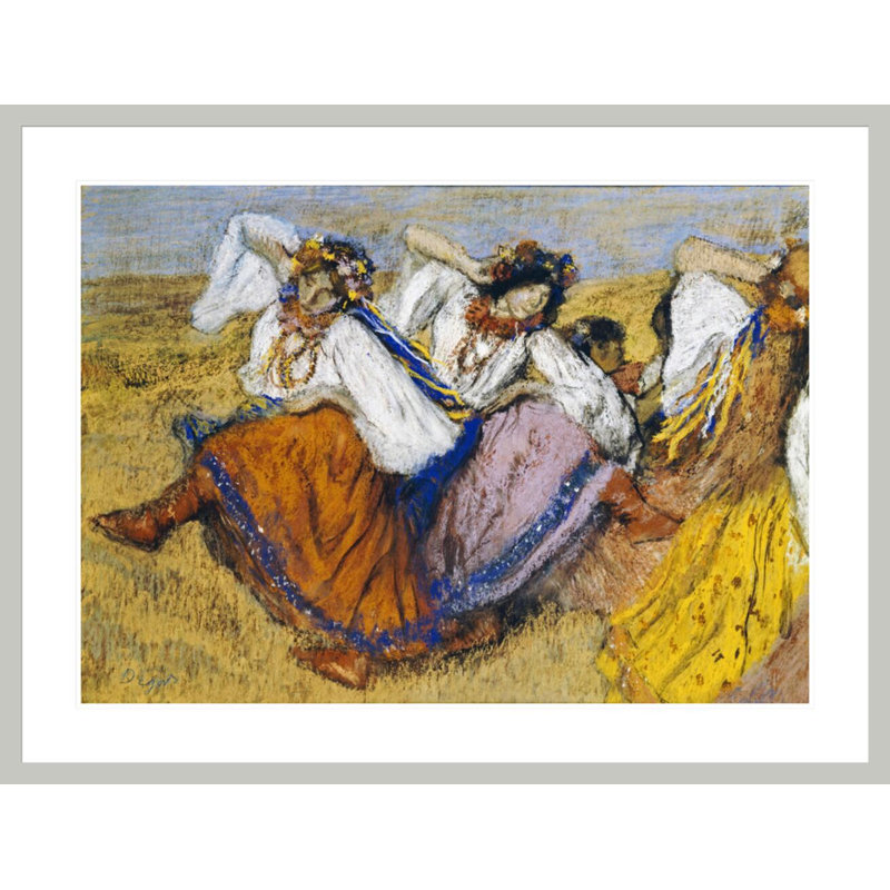 «Danseuses russes» par Edgar Degas, impression giclée encadrée, H 31,7 po x l 41,5 po