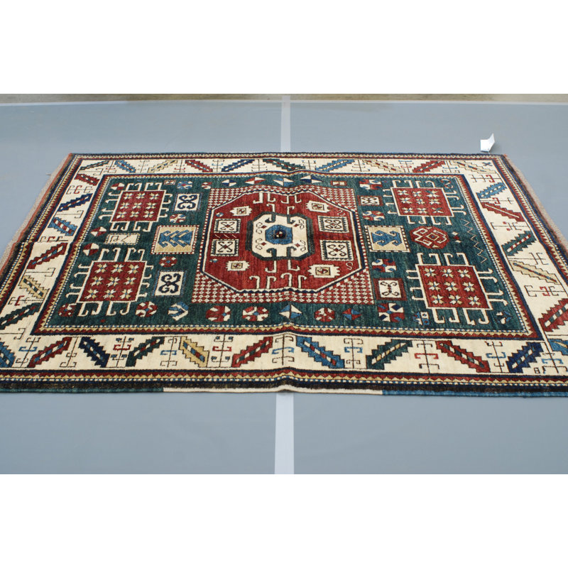 Karachopf One-of-a-Kind Area Rug, Rectangle 5' x 7'