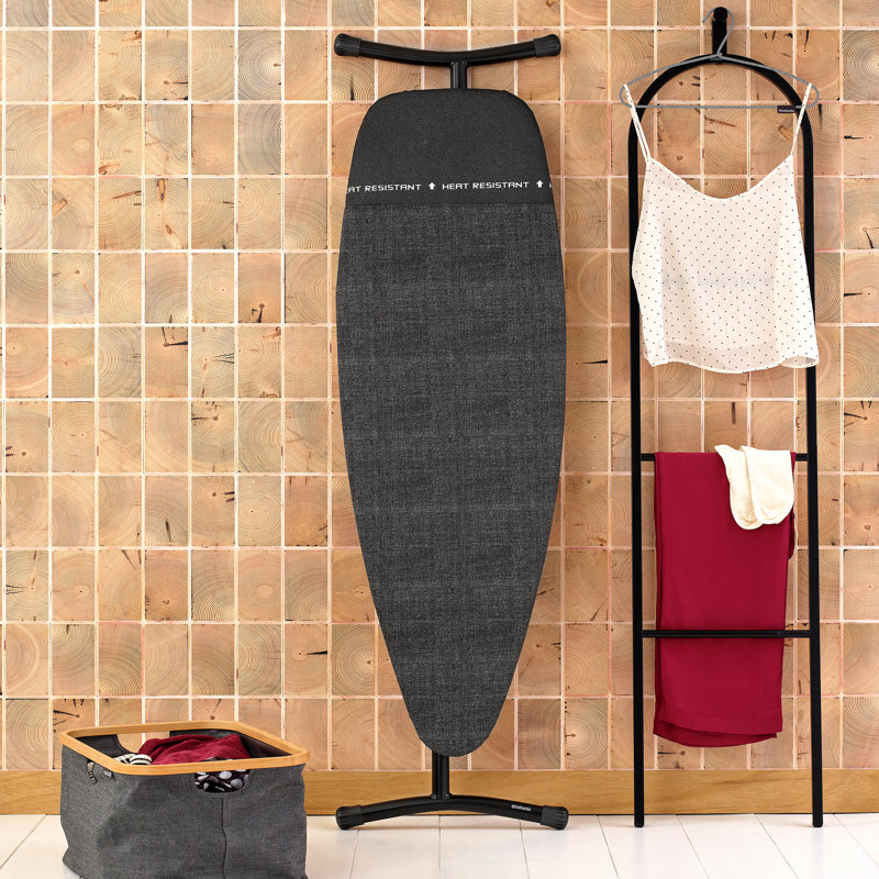 Brabantia Size D Ironing Board With Heat Resistant Parking Zone, Black