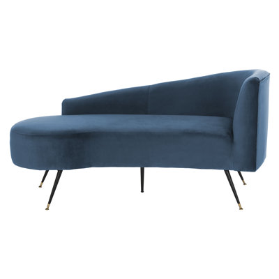 Frankie Velvet Chaise Lounge