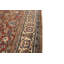 Tapis semi-antique rouge traditionnel rétro 10 x 13