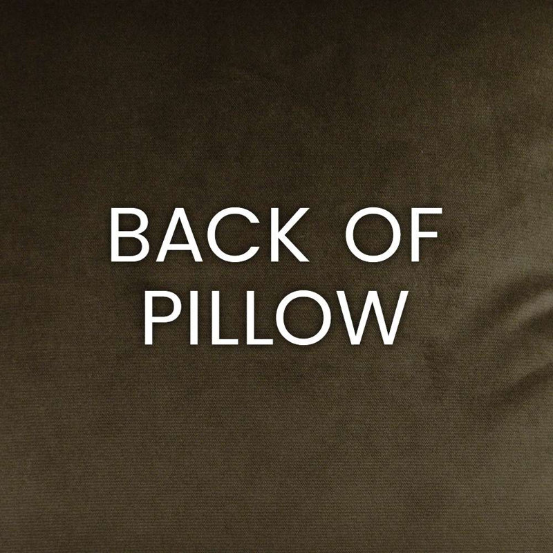 Jefferson Band Throw Pillow, Espresso, Square 24"