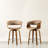 Tavar Upholstered Faux Leather Bar Stool-2070517371-2052157480