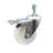 4 Inch SS Nylon Wheel Swivel 10mm Threaded Stem Caster with Total Lock Brake