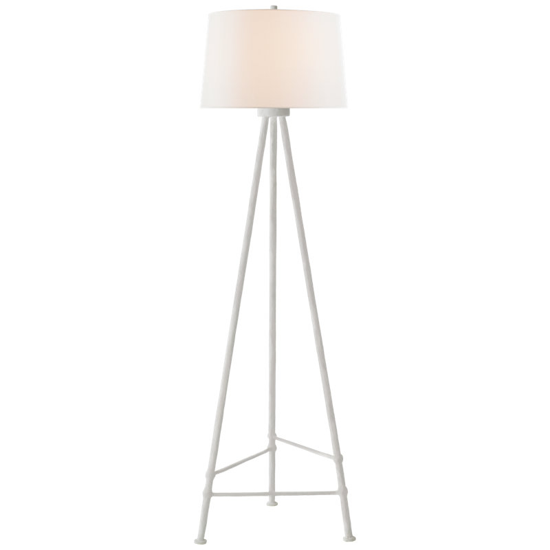 Lafitte Tripod Floor Lamp, Plaster White