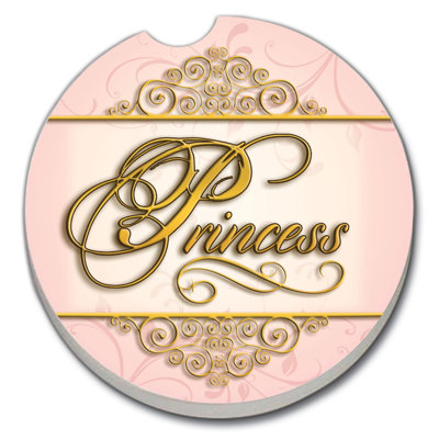 Sous-verre à princess de voiture absorbant