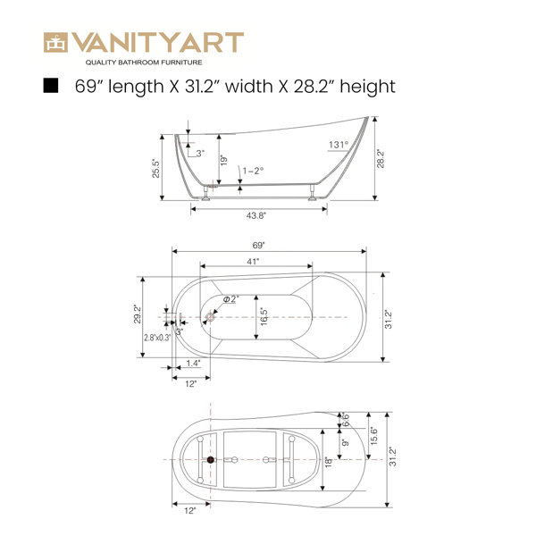 Dimensions du produit