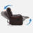 Abba Air Leather Manual Rocker Recliner-1210980695