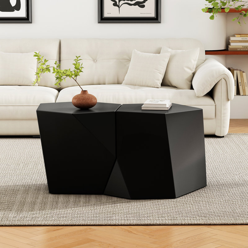 Ensemble de tables basses, tables d'appoint pour le salon, Blanc
