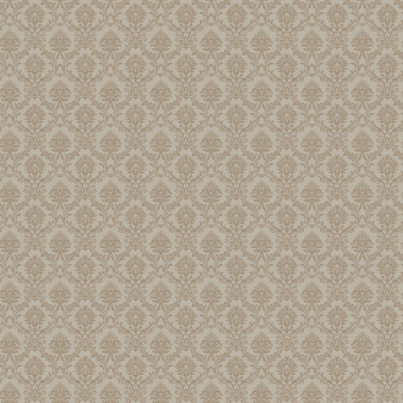Positano 10m x 52.8cm Matte Wallpaper Roll, Silver/Brown