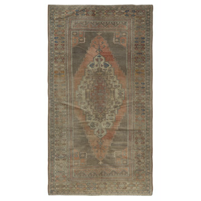 Vintage Handmade Turkish Village Rug, 100% Wool