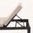 Puerta KD Chaise Lounge, Handwoven Rattan Outdoor Recliner with Water-Repellent Cushion-2096802998
