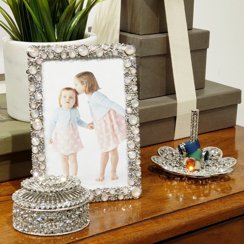 McKenzie Metal Picture Frame, 5" x 7", Blush/Silver