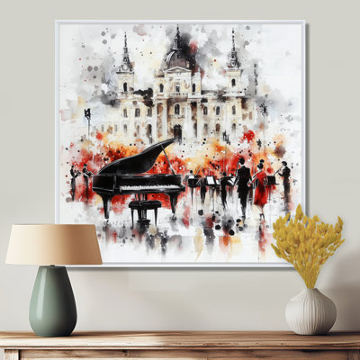 Vienna Grand Piano Italian Music II - Vienna Wall Art Print