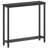 Narrow Console Table, 2-Tier Small Sofa Table, 29.5" Thin Entryway Table, Behind Couch Table With Shelves, Industrial Hallway Table, Black