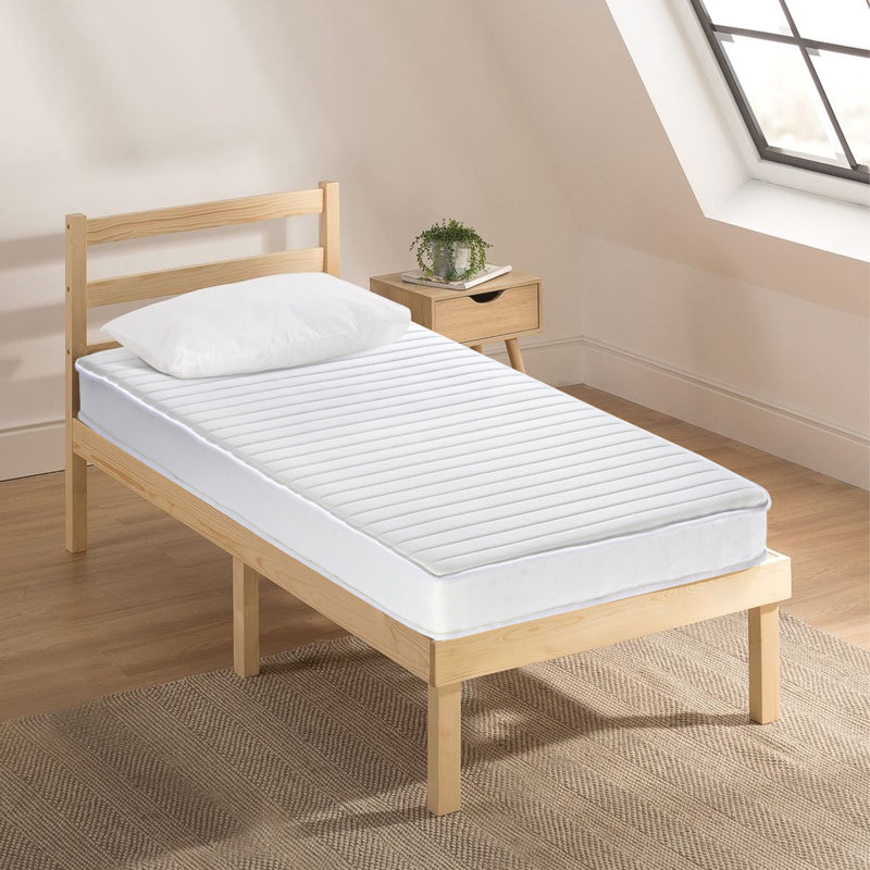 Matelas hybride à mémoire de forme moyenne en gel 6 po Alwyn Home, Twin XL