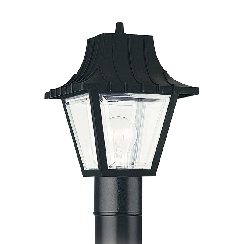 Lampadaire d'extérieur à une lumière de génération Lighting par Visual Comfort