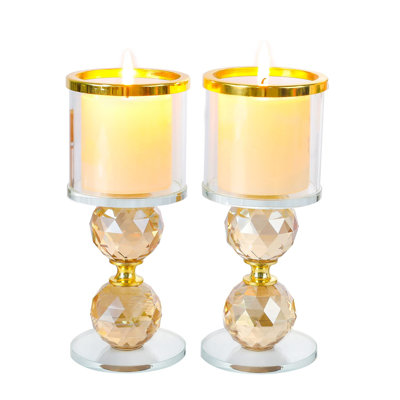 Glass Candlestick