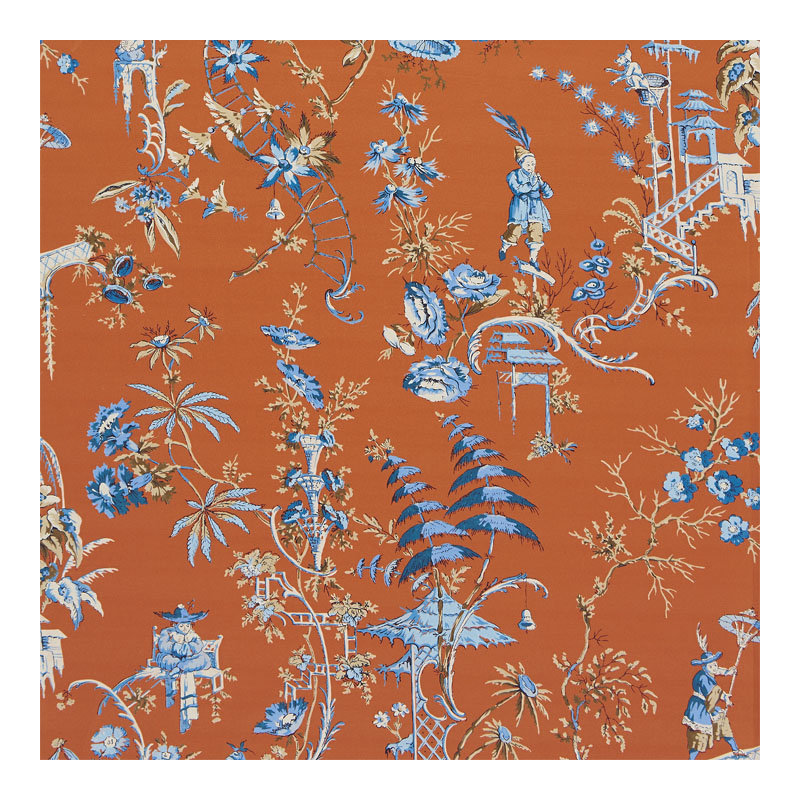 Oriana Nanjing 100% Cotton Fabric, Mandarin